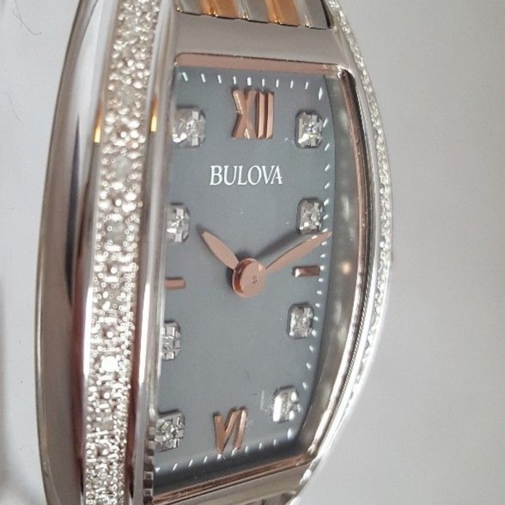 Bulova Diamond Watch for Women - Picture 4 of 8